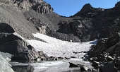 27 Il nevaio sotto la Bocchetta dei Camosci.